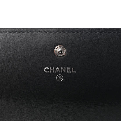 Chanel Patent Quilted Large Brilliant Flap Wallet Black 5 of 7