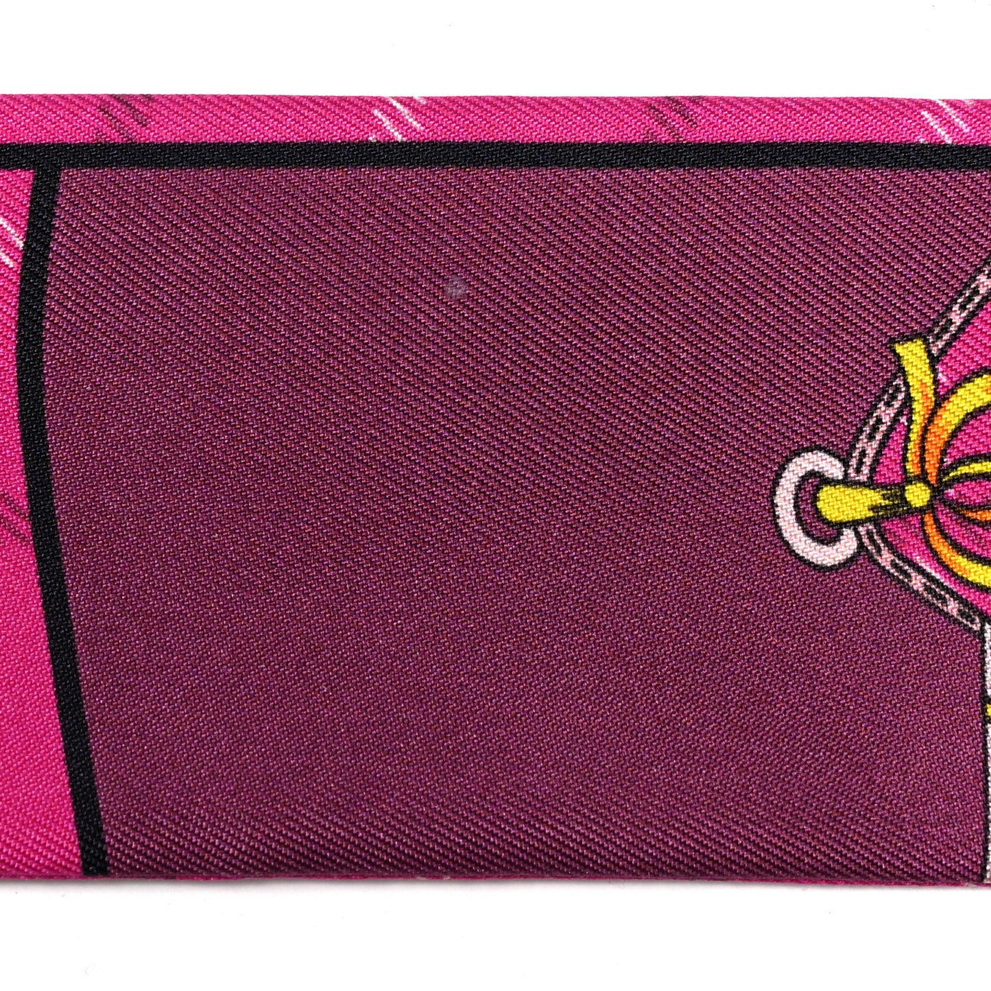Silk Camails Twilly Scarf Rouge Violet Marine