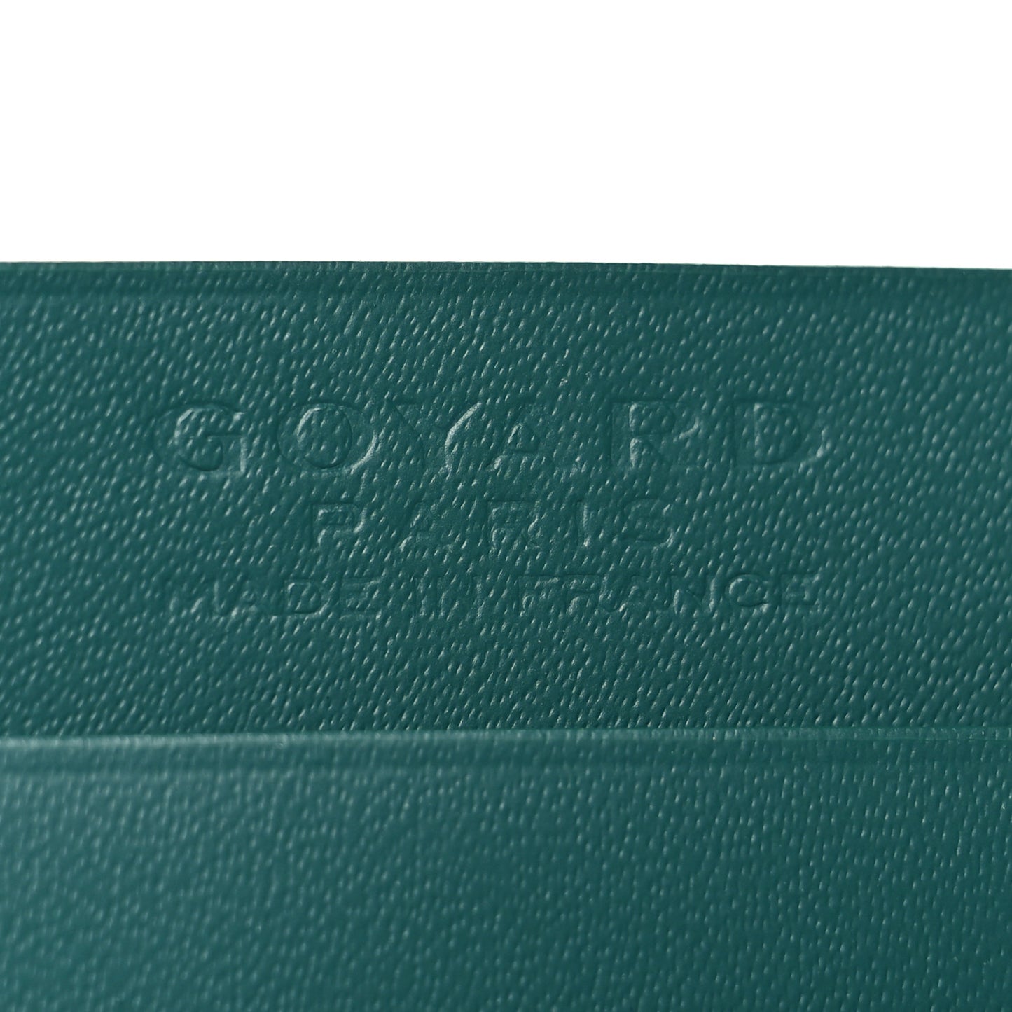 Goyardine Saint Sulpice Card Holder Green