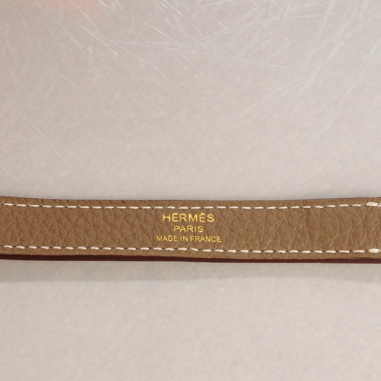 Hermes Taurillon Clemence Kelly Retourne 28 Etoupe 34 of 39