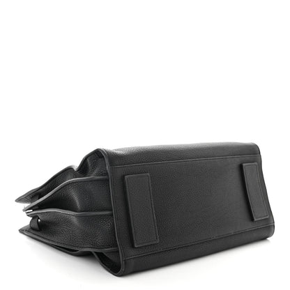 Saint Laurent Grained Calfskin Small Supple Sac De Jour Black 4 of 11