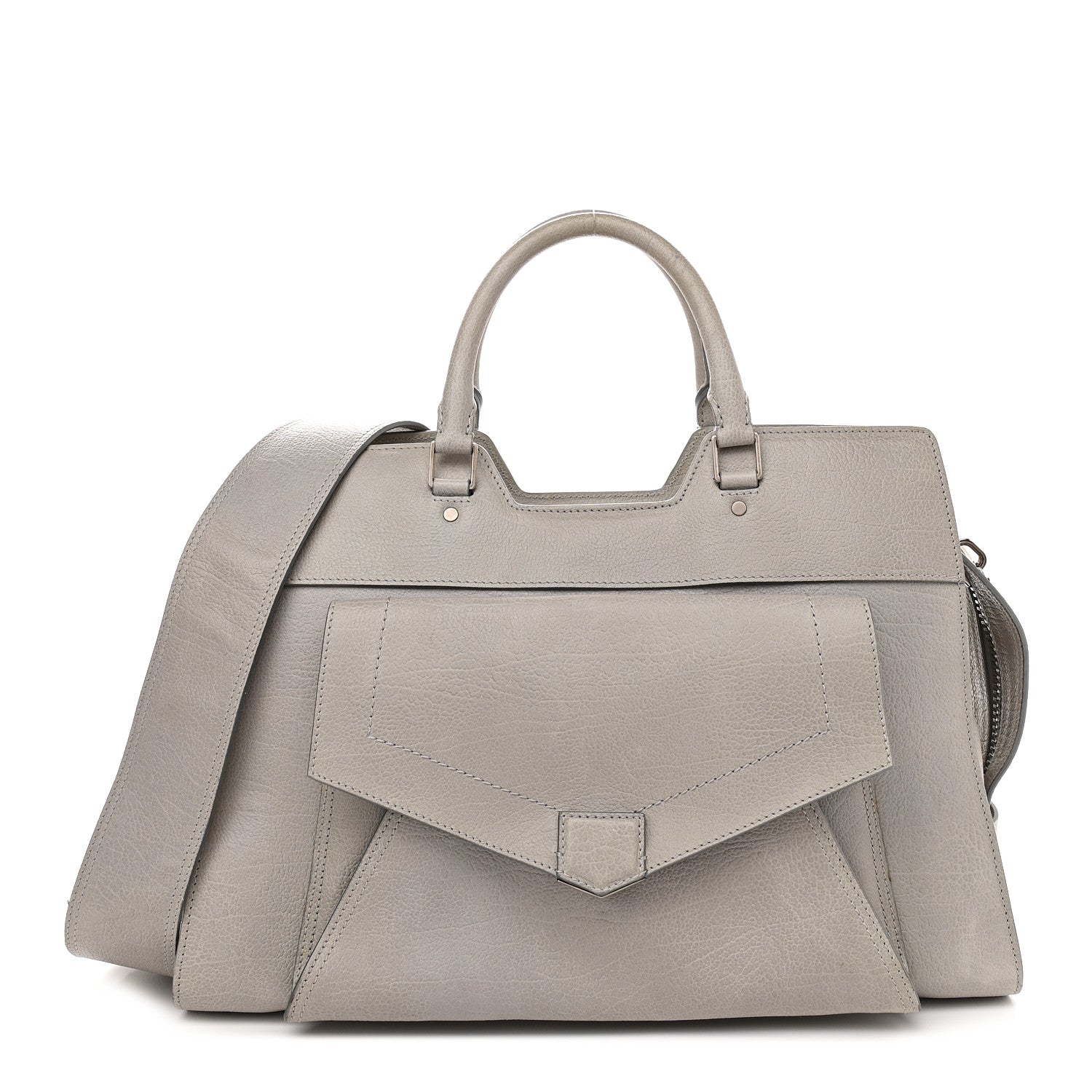 Proenza Schouler Calfskin Small PS13 Satchel Grey 1 of 13
