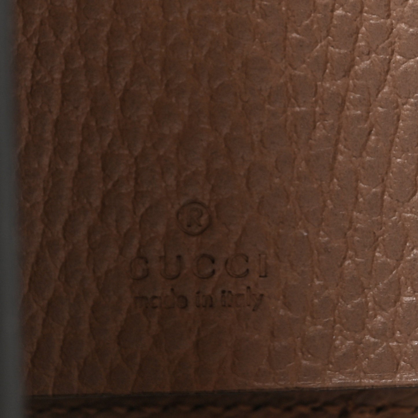 Dollar Calfskin GG Supreme Monogram GG Marmont 6 Key Holder Case Porcelain Rose Beige Ebony