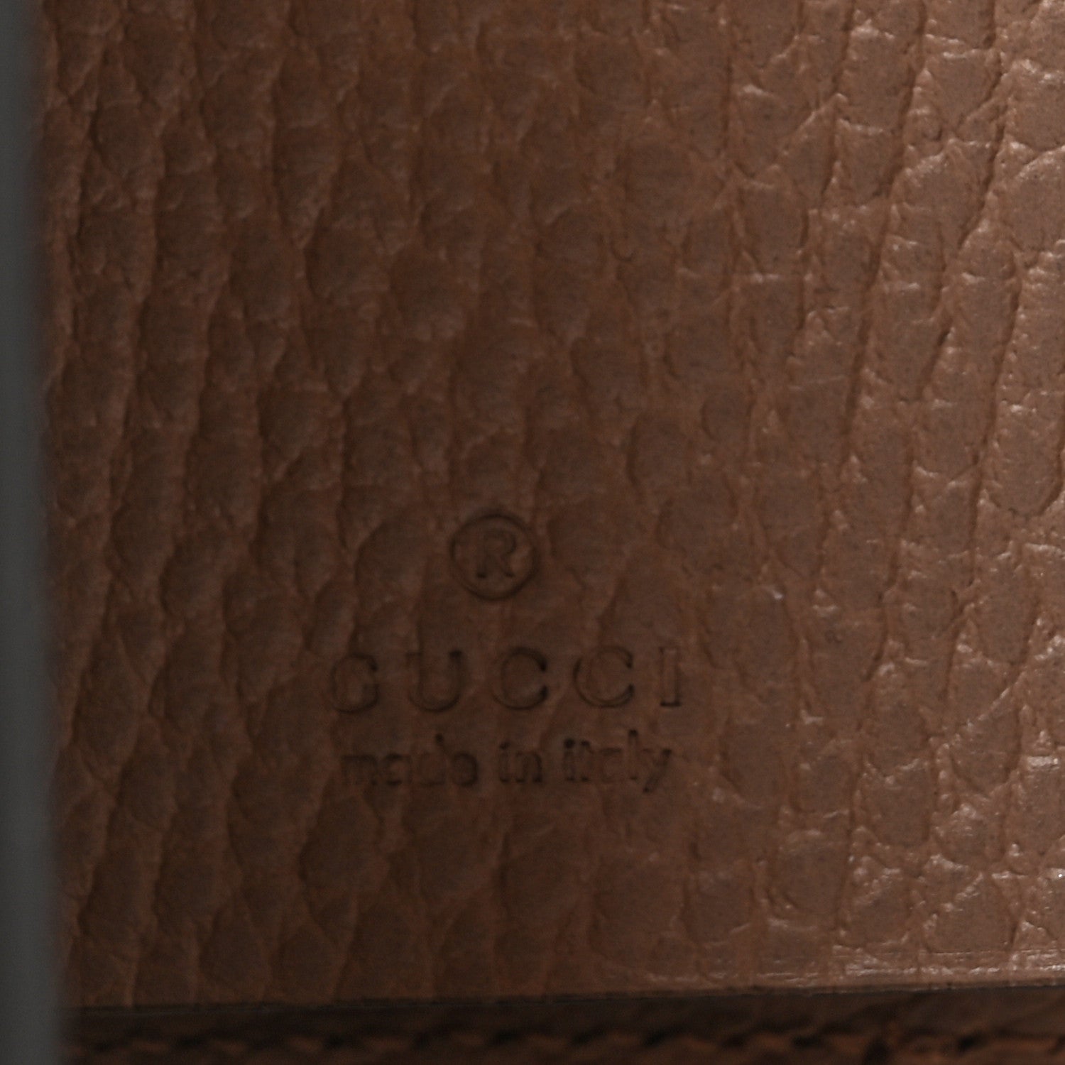 Gucci Dollar Calfskin GG Supreme Monogram GG Marmont 6 Key Holder Case Porcelain Rose Beige Ebony 6 of 6