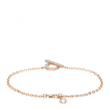 Hermes 18K Rose Gold Diamond Finesse Bracelet SH 3 of 5