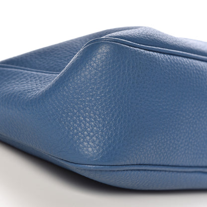 Prada Vitello Daino Pochette Cobalto 7 of 8