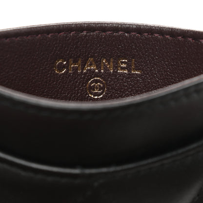 Chanel Lambskin Quilted Card Holder Black 6 of 9
