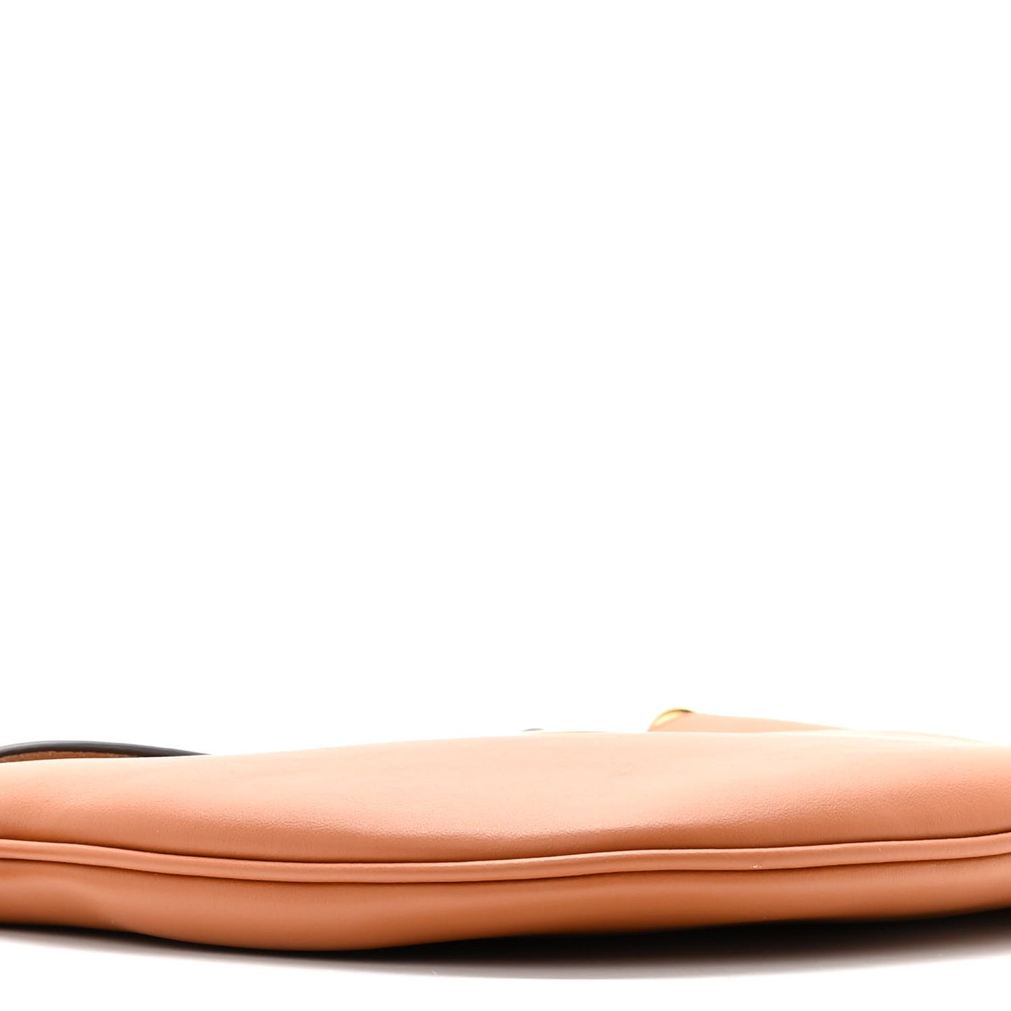 Vitello Grace Suede Small Croissant Hobo Brandy