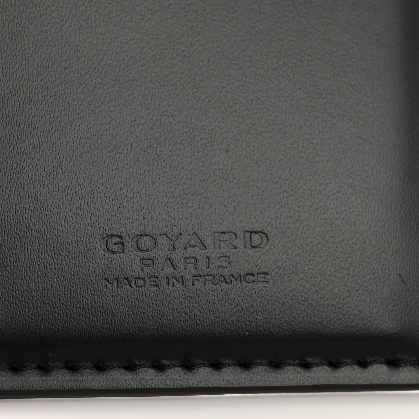 Goyardine Saint Pierre Card Holder Black