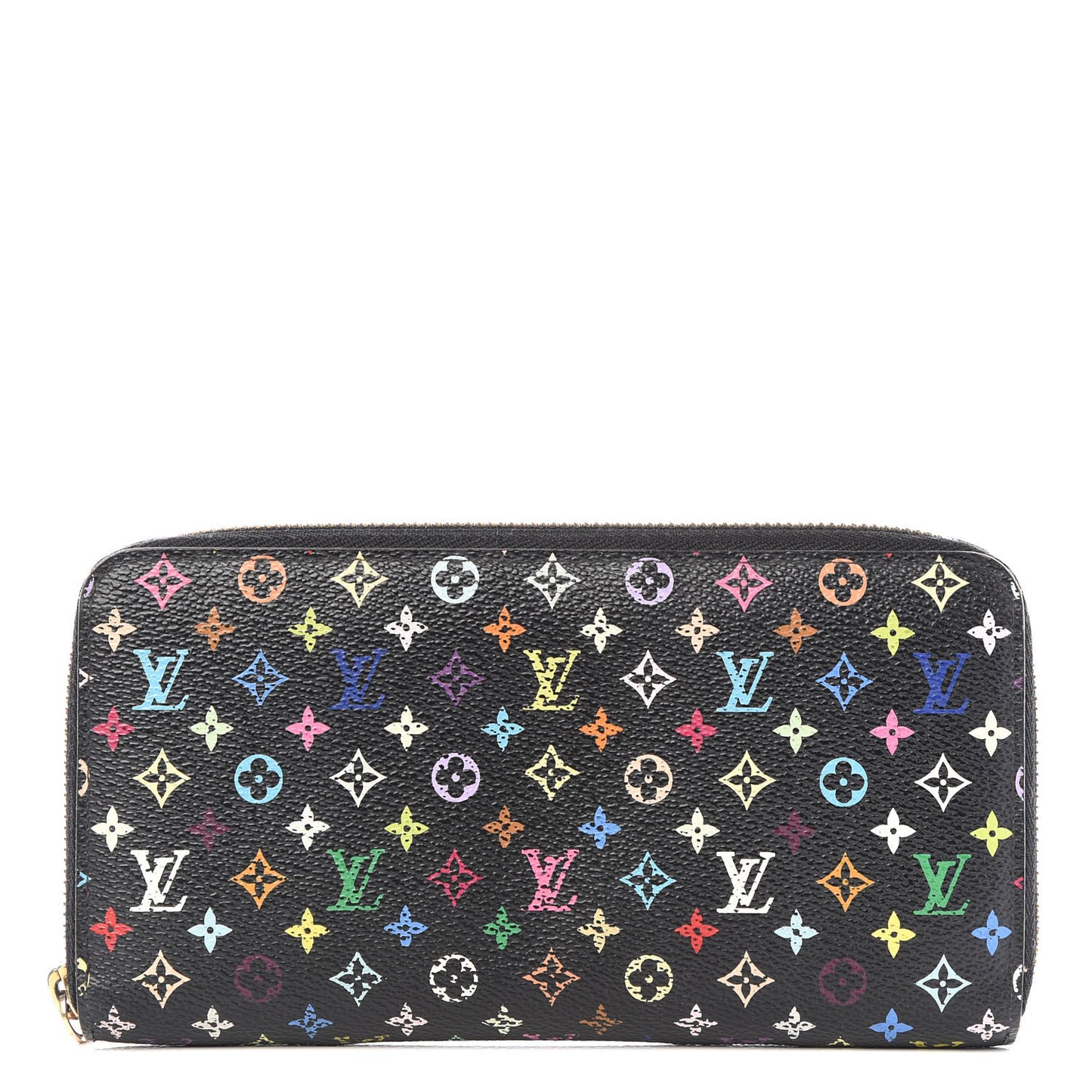 Monogram Multicolor Zippy Wallet Black Grenade