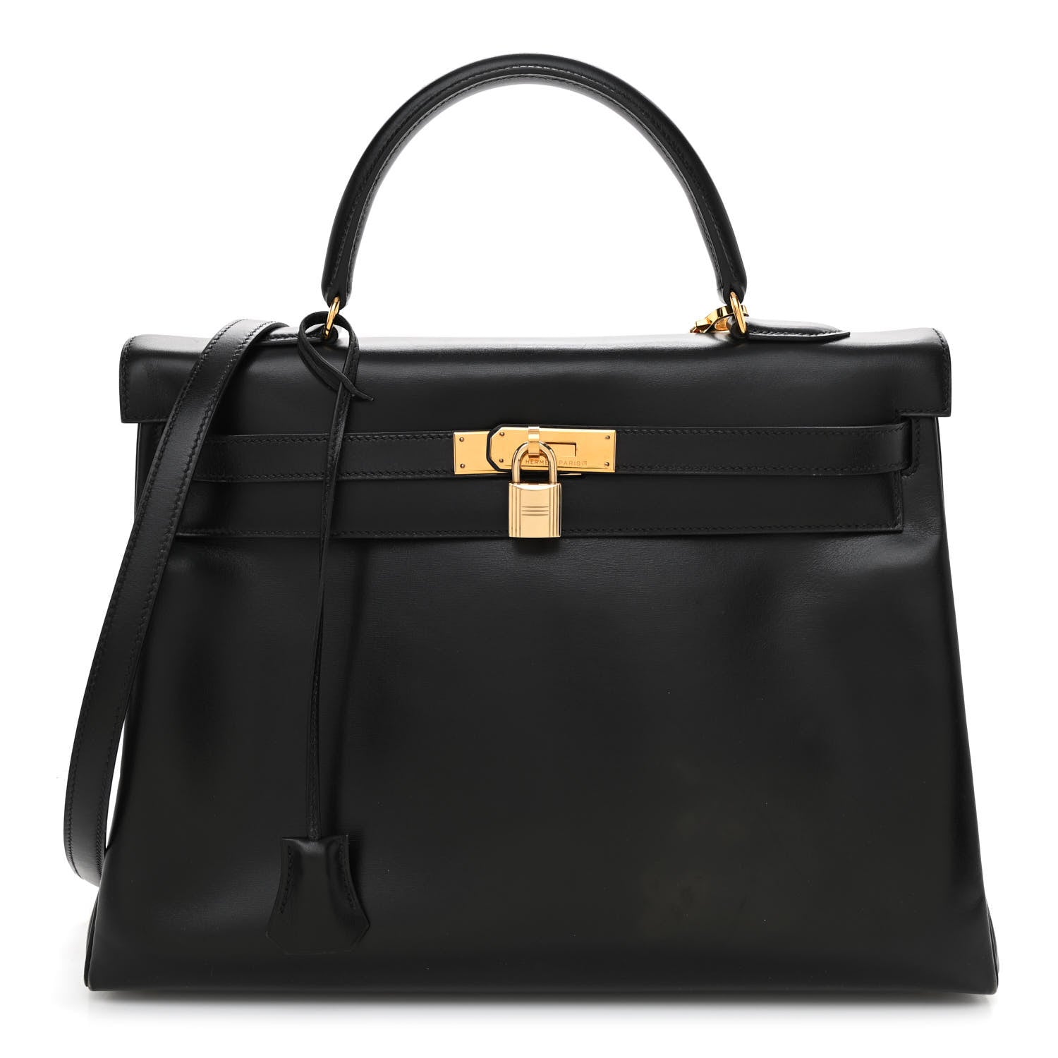 Hermes Box Kelly Retourne 35 Black 1 of 12