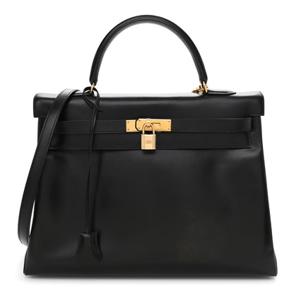 Hermes Box Kelly Retourne 35 Black 1 of 12