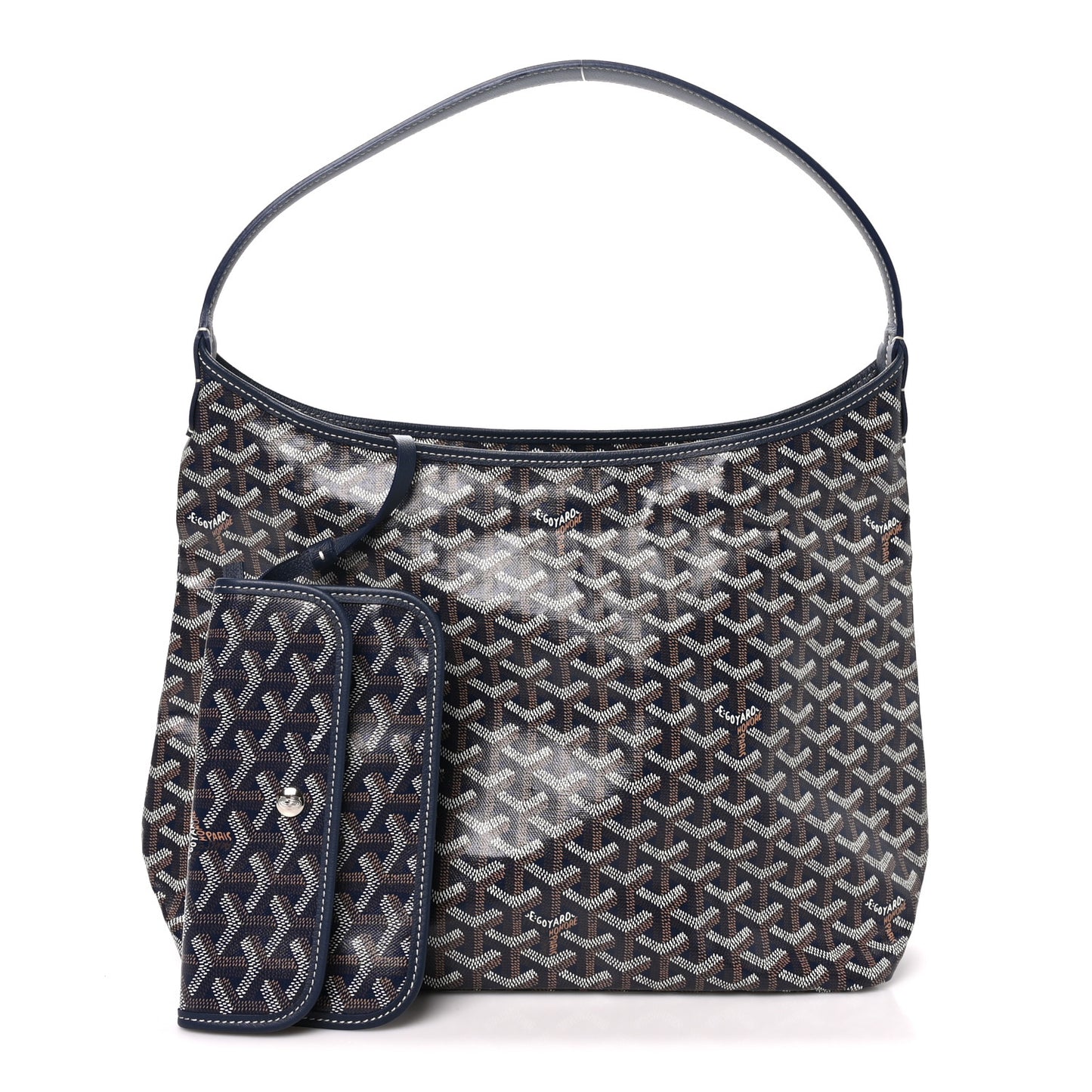 Goyardine Boheme Hobo Navy Blue