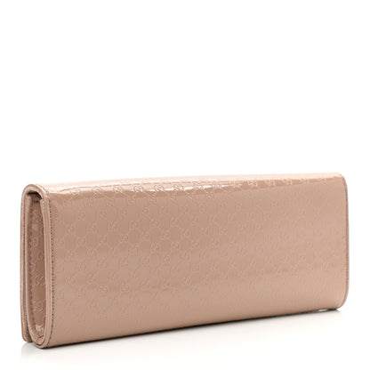 Gucci Patent Microguccissima Small Broadway Clutch Dark Cipria 3 of 4
