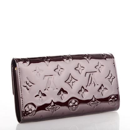 Louis Vuitton Vernis Sarah Wallet Amarante 3 of 8