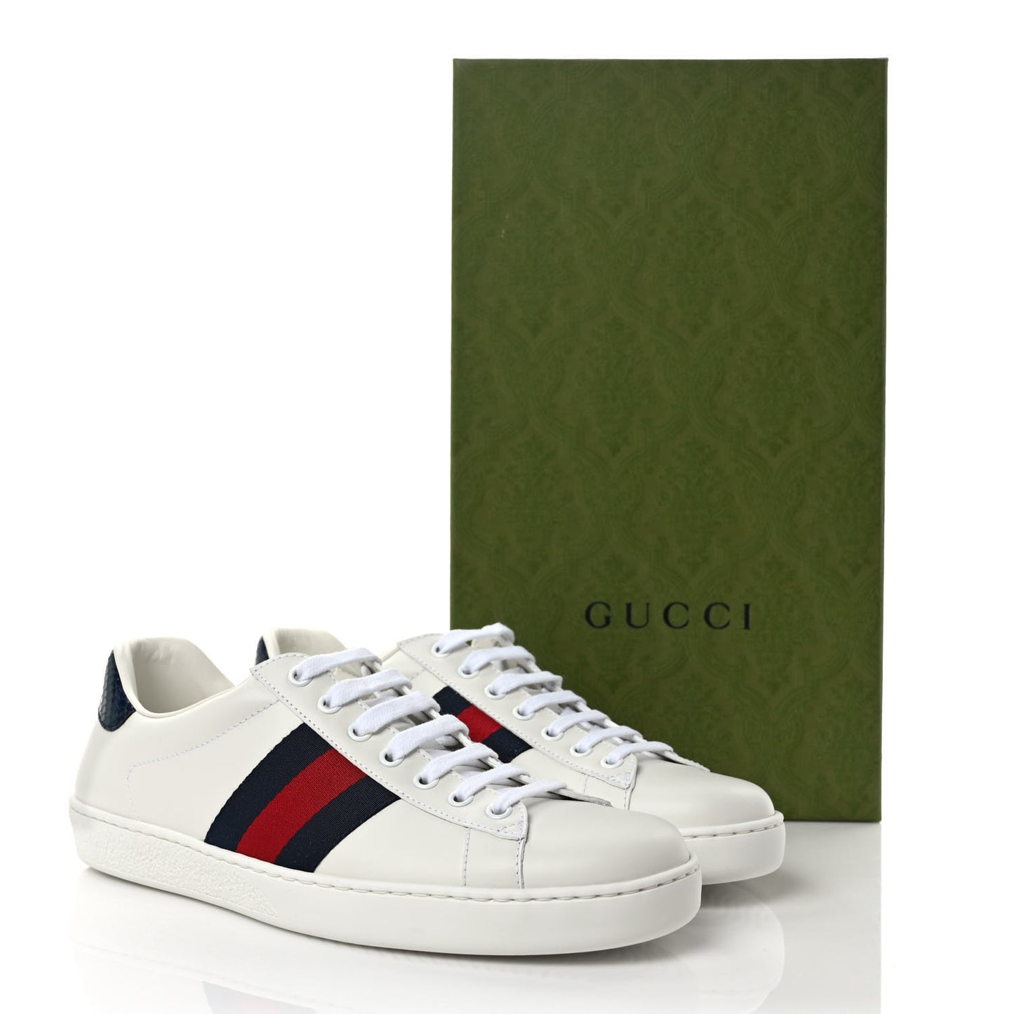 Miro Soft Calfskin Ayers Web Mens Ace Sneakers 8.5 White Blue