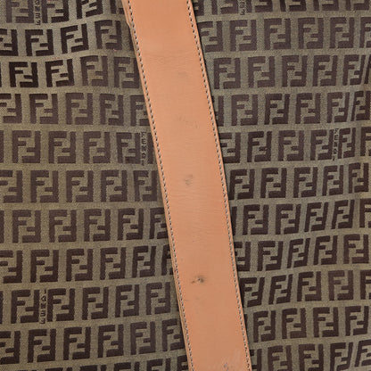 Fendi Zucchino Large Travel Bag Tan 12 of 14