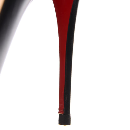 Christian Louboutin Kid Hi Elisa 100 Pumps 38 Black 9 of 11