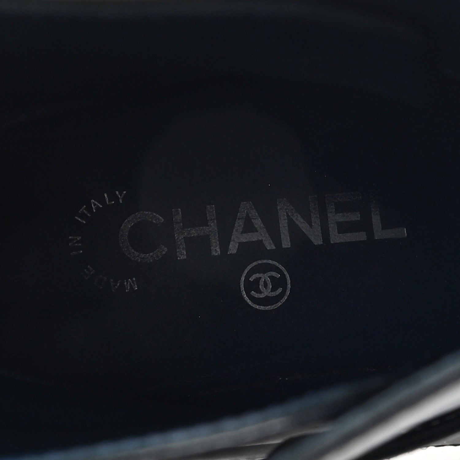 Chanel Calfskin Quilted Cap Toe Boots 41 Black Brown 8 of 10