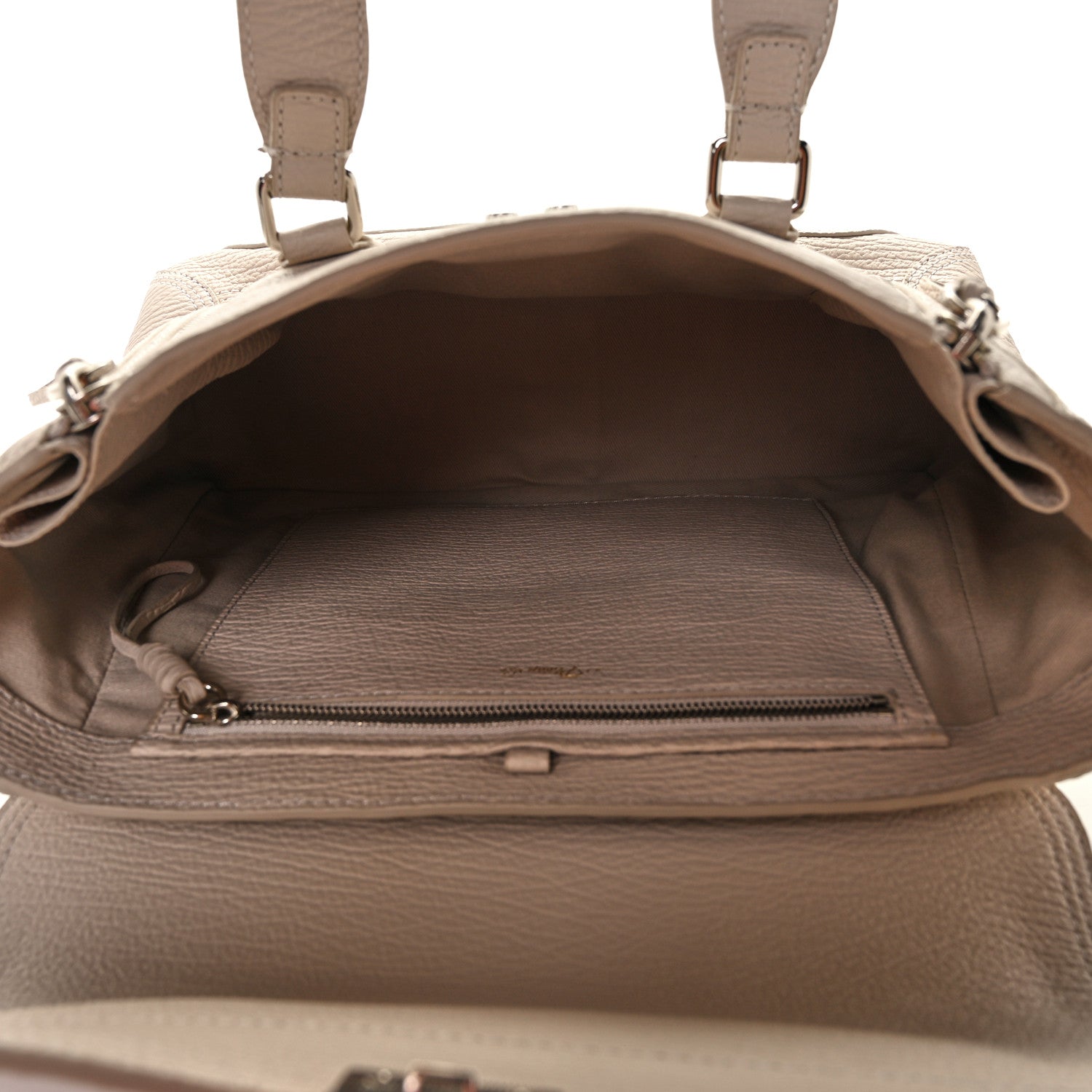 3.1 Phillip Lim Textured Calfskin Pashli Satchel Feather 6 of 11