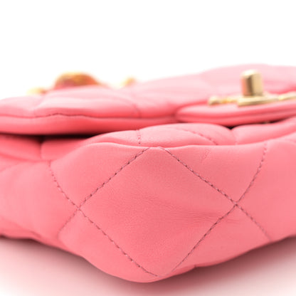 Chanel Lambskin Quilted Mini Funky Town Flap Pink 9 of 10