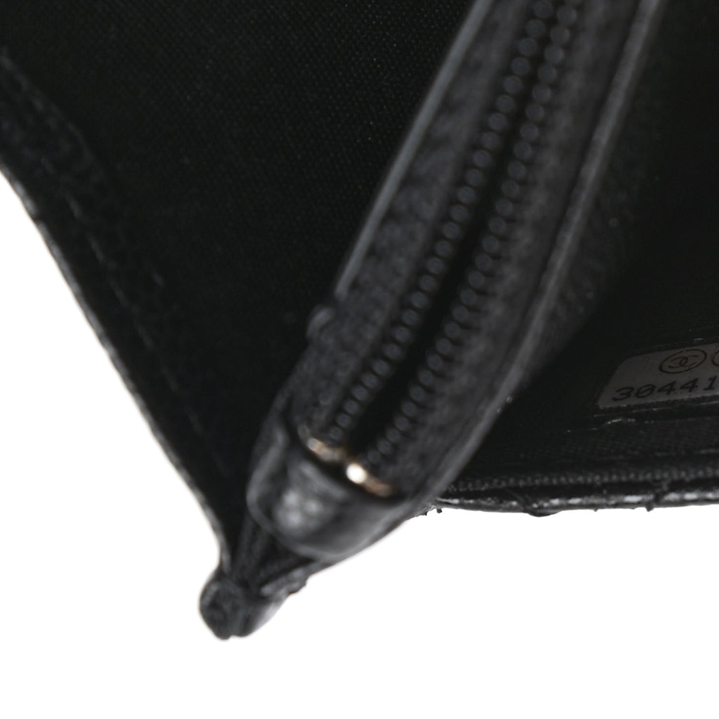Caviar Quilted French New Wave Chain CC Wallet On Chain WOC Black