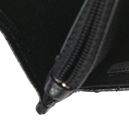 Chanel Caviar Quilted French New Wave Chain CC Wallet On Chain WOC Black 9 of 11