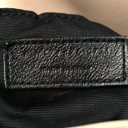 Saint Laurent Lambskin Quilted Small Loulou Puffer Monogram Chain Satchel Dark Beige 7 of 12