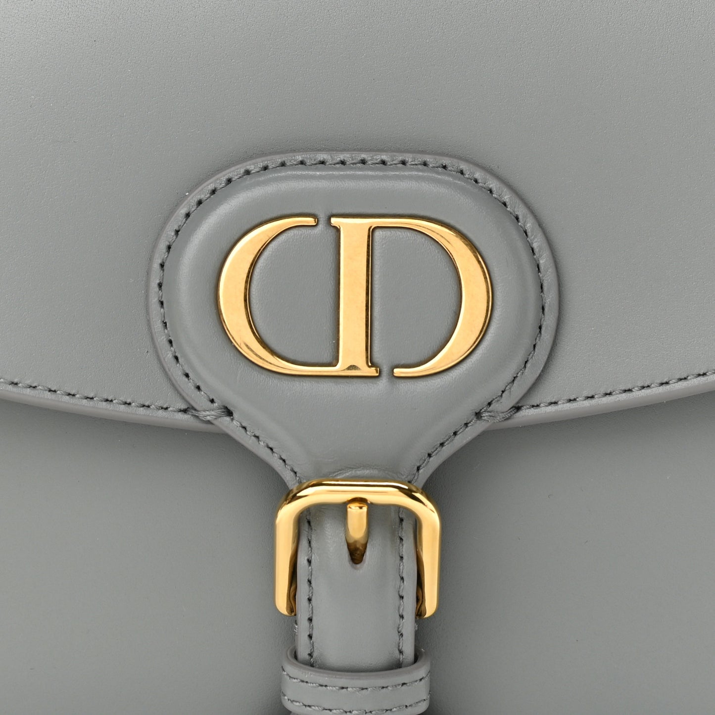 Box Calfskin Medium Bobby Flap Gray