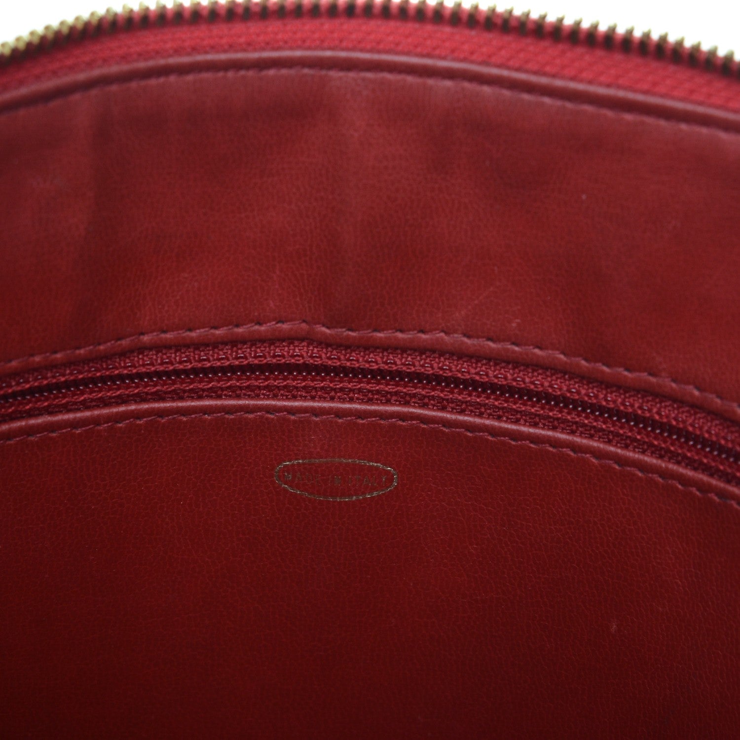 Chanel Lambskin Quilted Shoulder Bag Red 7 of 7