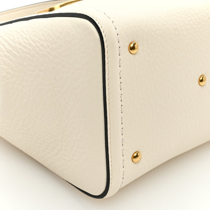 Valentino Garavani Soft Grainy Calfskin Alltime Small Handbag Ivory 8 of 8