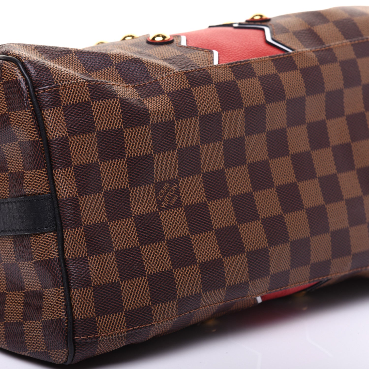 Louis Vuitton Damier Ebene Karakoram Speedy Bandouliere 30 6 of 20