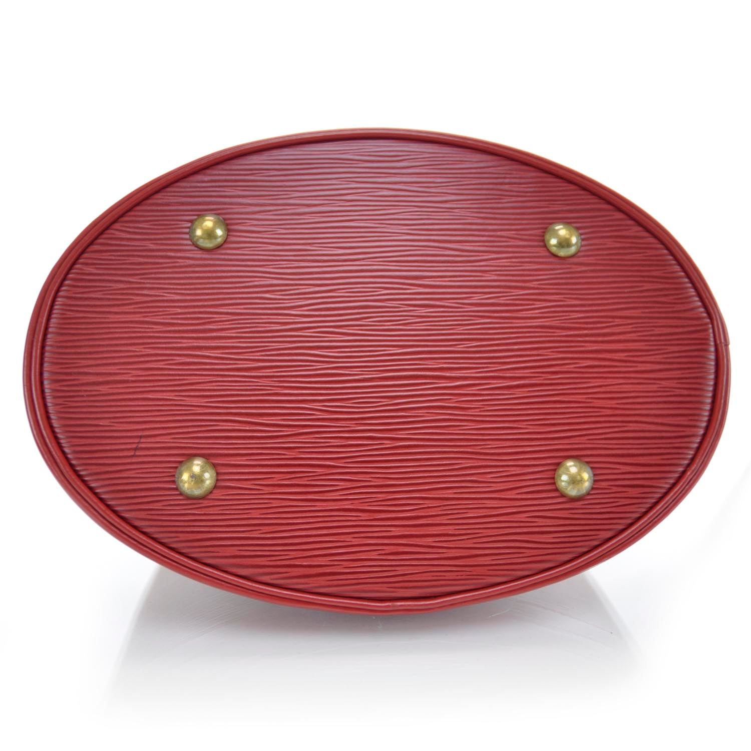 Louis Vuitton Epi Petite Bucket 23 Red SO 6 of 13