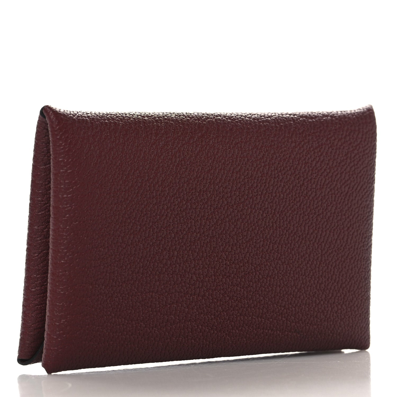 Hermes Chevre Mysore Calvi Card Case Rouge H 3 of 7