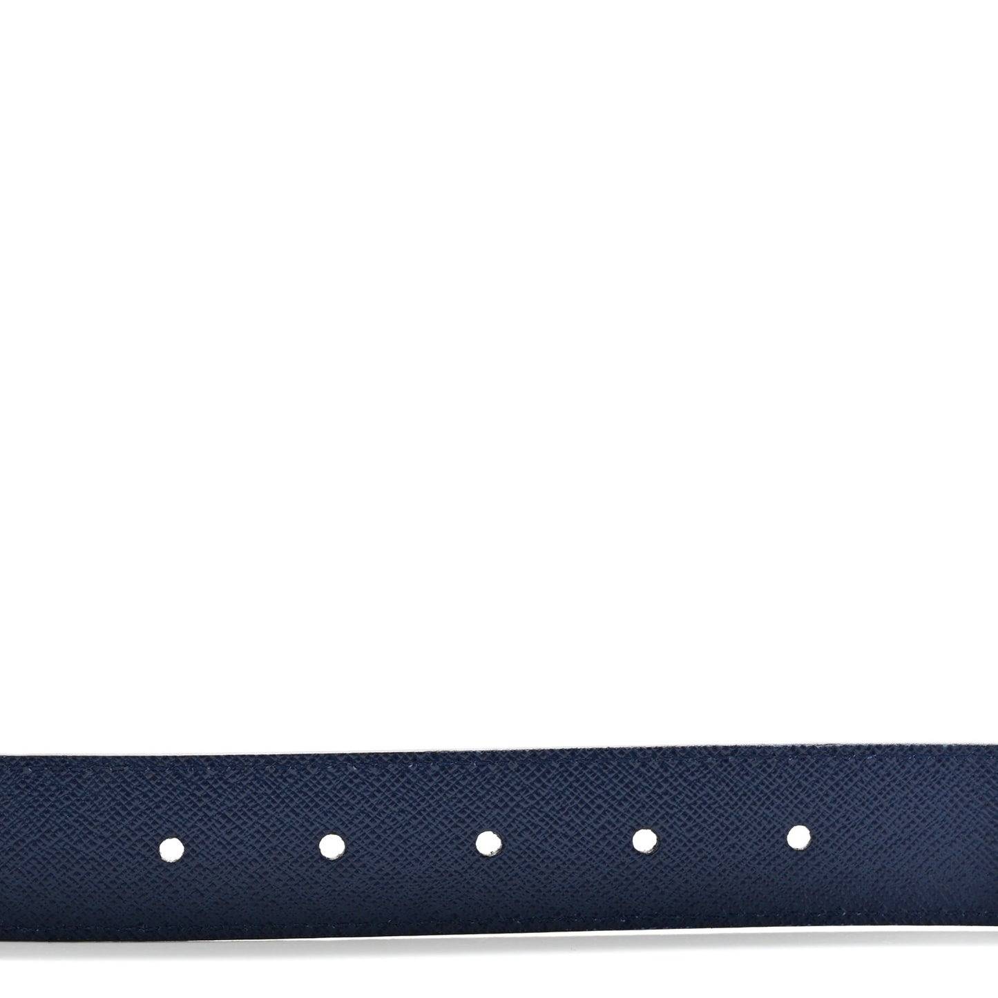 Calfskin Rainbow Monogram 30mm LV Initiales Reversible Belt 85 34 Blue
