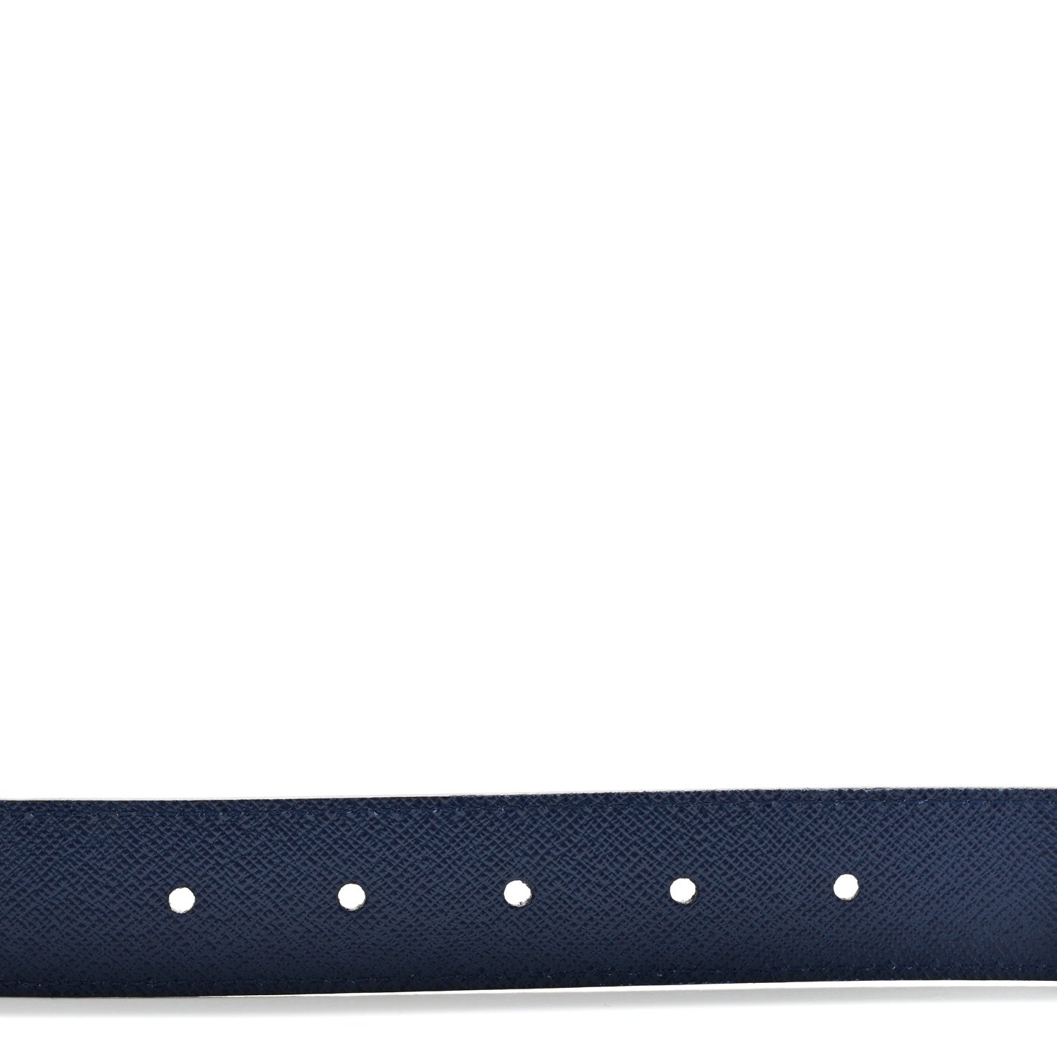 Louis Vuitton Calfskin Rainbow Monogram 30mm LV Initiales Reversible Belt 85 34 Blue 4 of 8