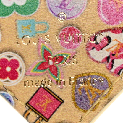 Louis Vuitton Vernis Degrade Love Lock Heart Key Holder Bag Charm Yellow 4 of 8