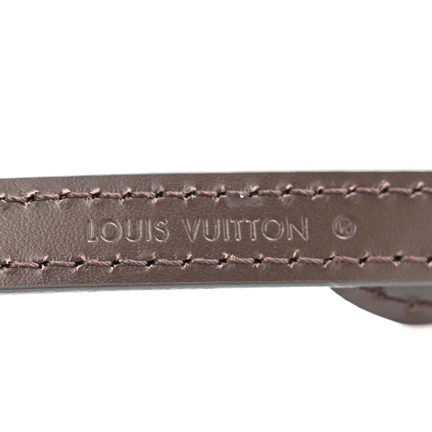 Louis Vuitton Calfskin Adjustable Speedy Bandouliere Shoulder Strap Brown 3 of 3
