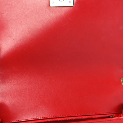 Chanel Lambskin Quilted New Medium Boy Flap Red 11 of 12