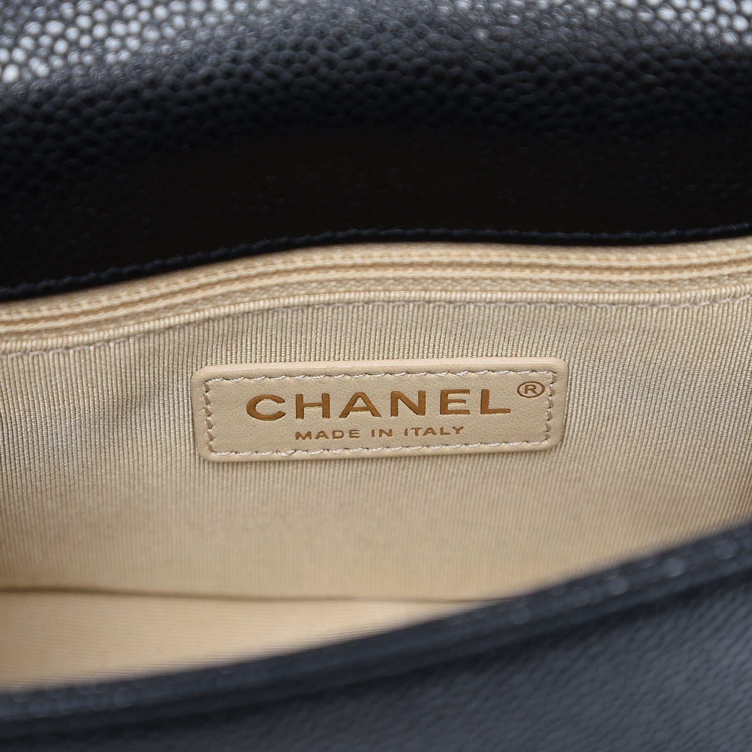 Chanel Caviar Mini Carry Around Flap Bag Black 6 of 9