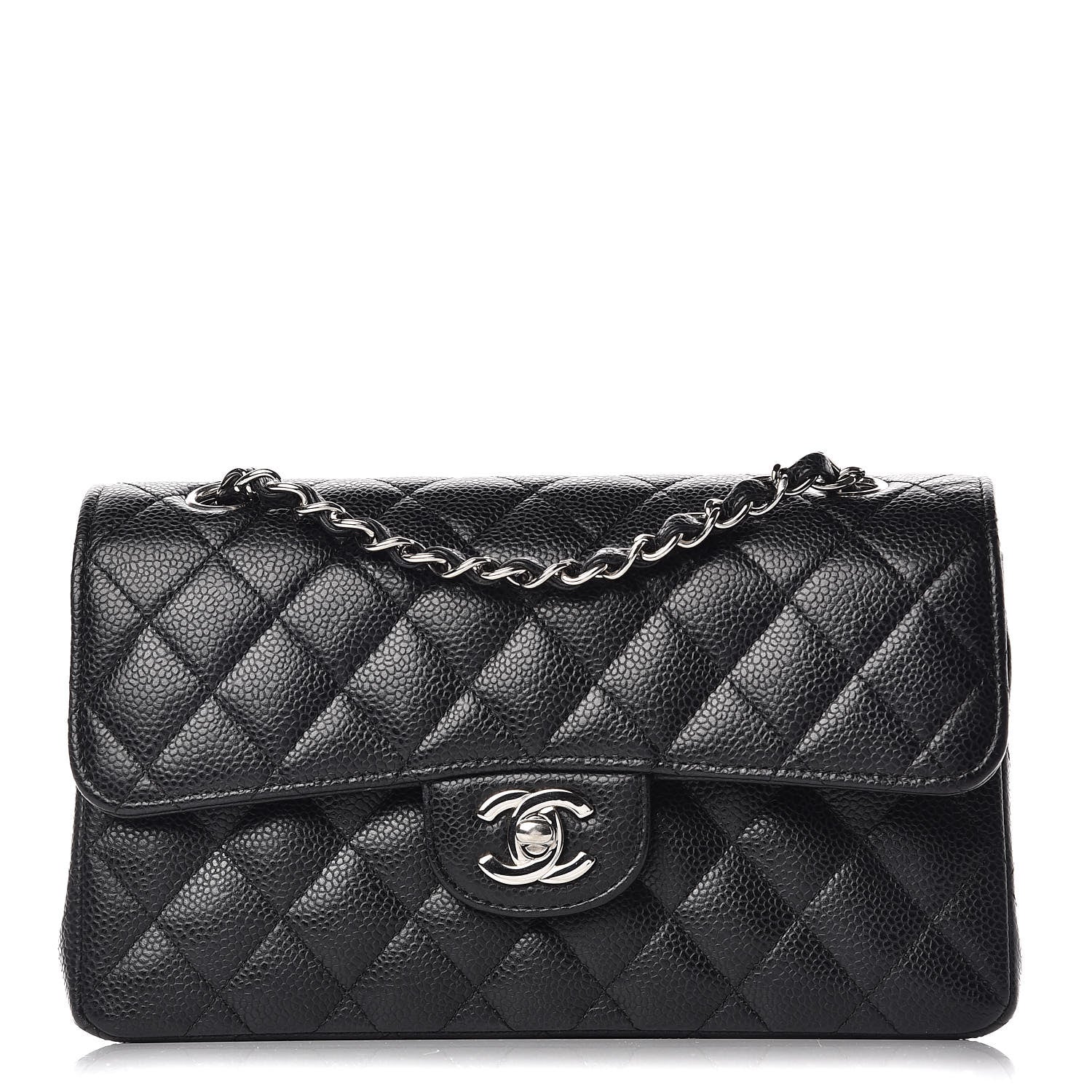 Chanel Caviar Quilted Small Double Flap Black 1 of 10
