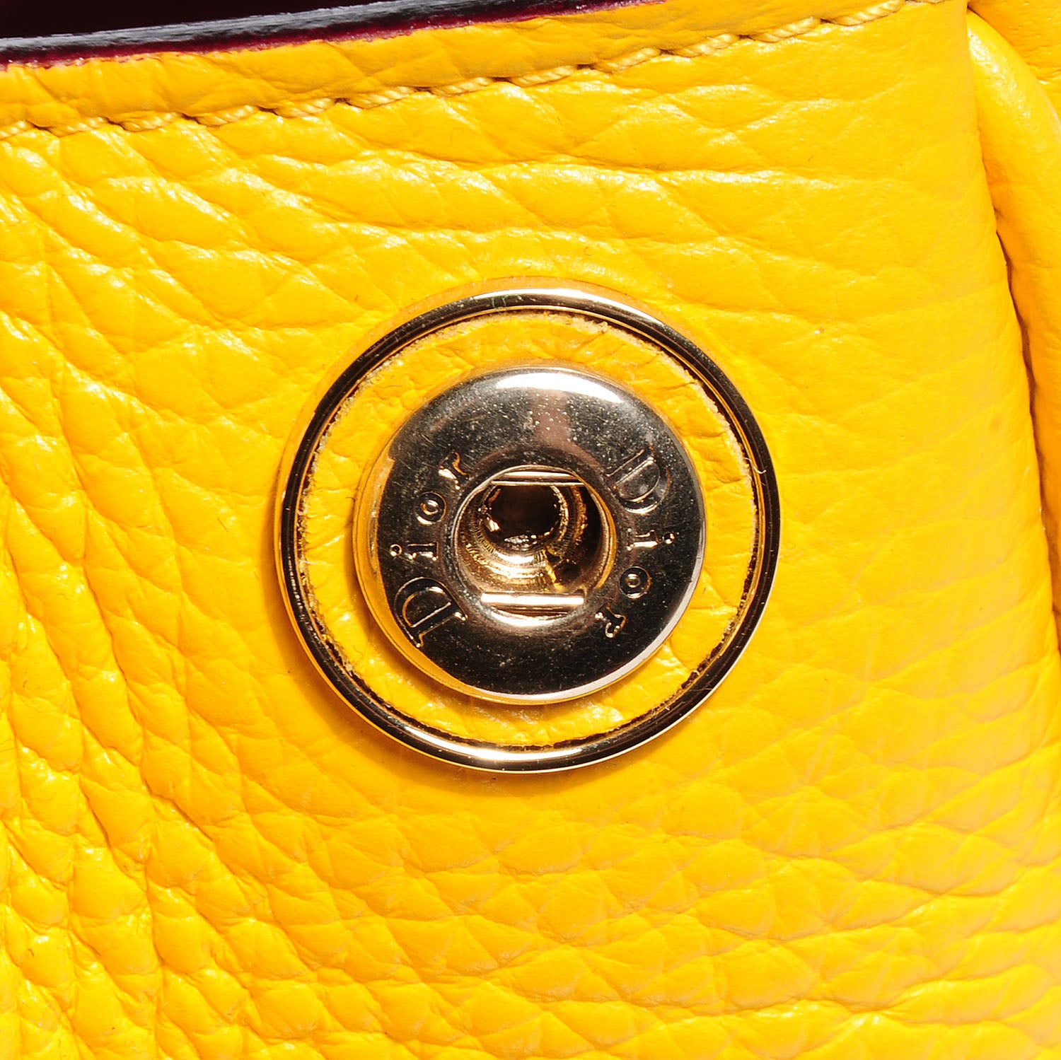 Christian Dior Calfskin Large Diorissimo Tote Tournesol 13 of 13