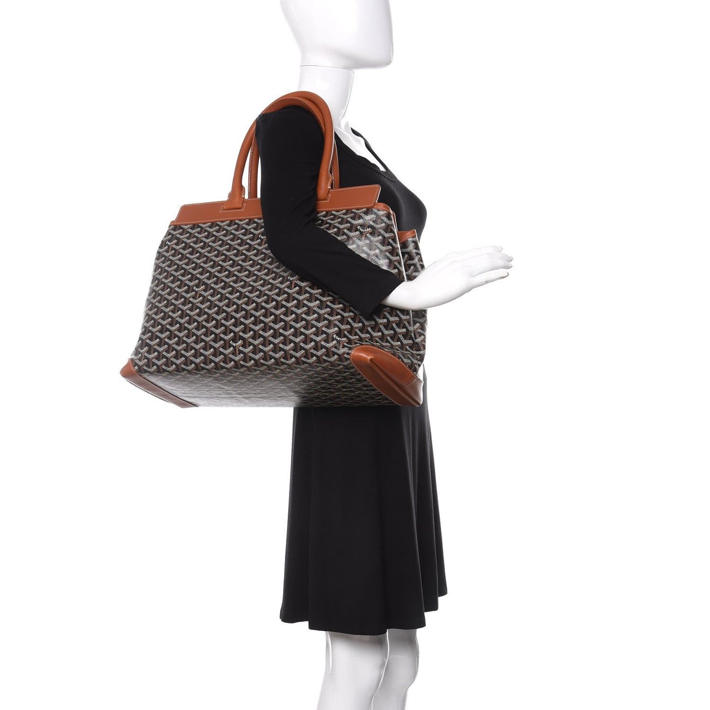 Goyardine Bellechasse GM Tote Black Gold