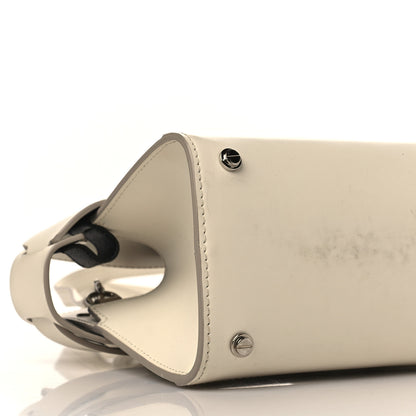 Givenchy Smooth Calfskin Mini Horizon Satchel Off White 6 of 12