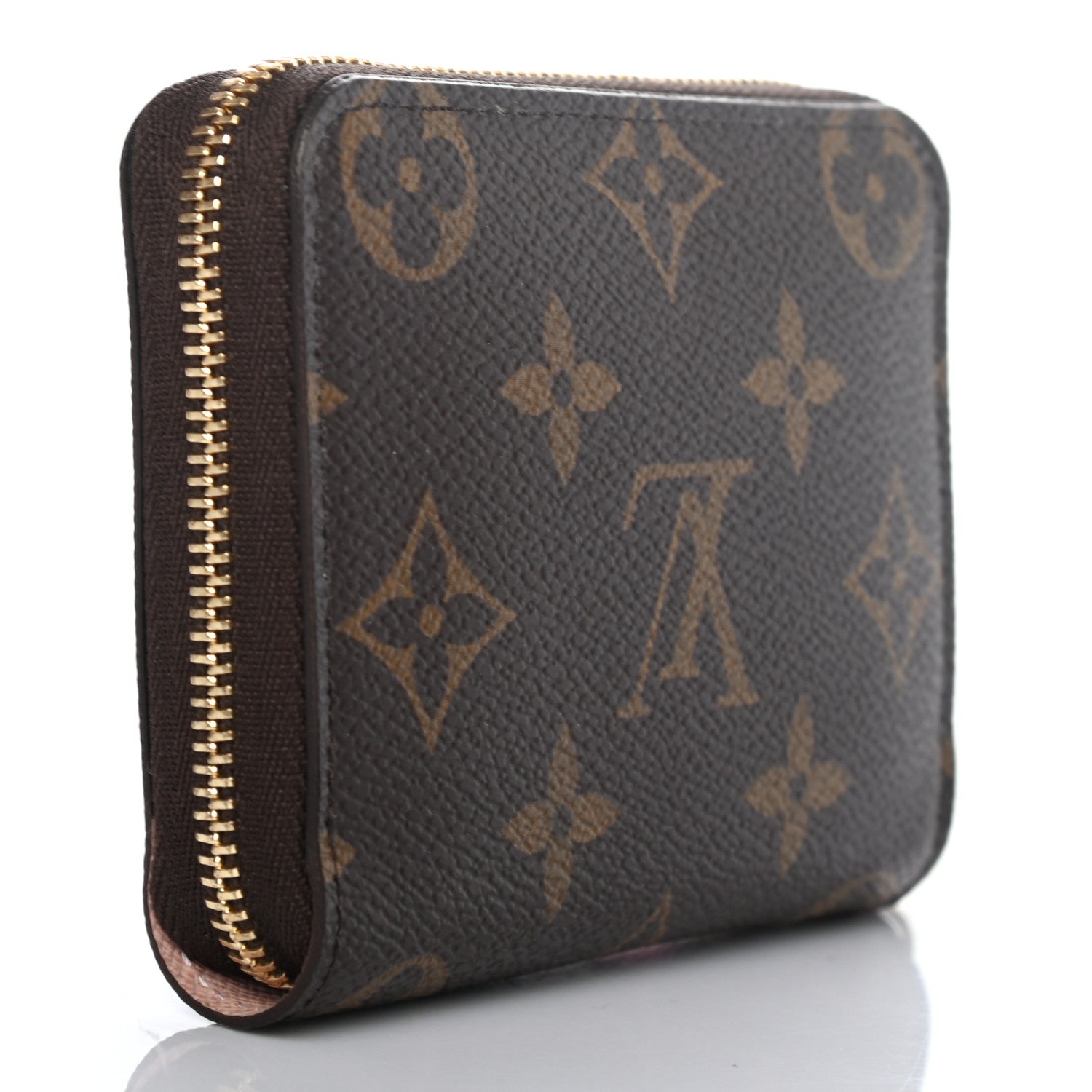 Louis Vuitton Monogram 2020 Christmas Animation Big Wheel Zippy Coin Purse Rose Ballerine 3 of 7