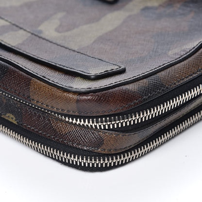 Prada Saffiano Camouflage Travel Bag Mimetico 11 of 11