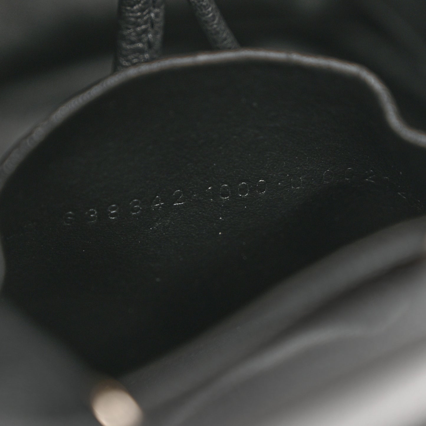 Smooth Calfskin Logo XS Everyday Drawstring Bucket Bag Black