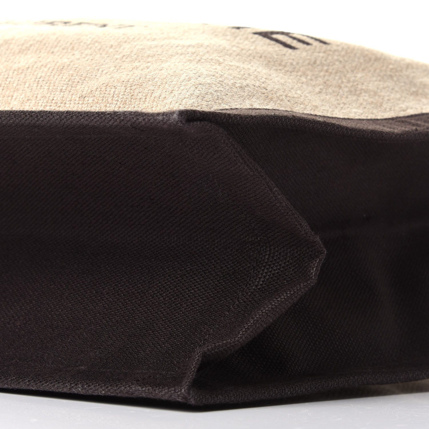 Saint Laurent Linen Calfskin Rive Gauche Tote Natural 9 of 9