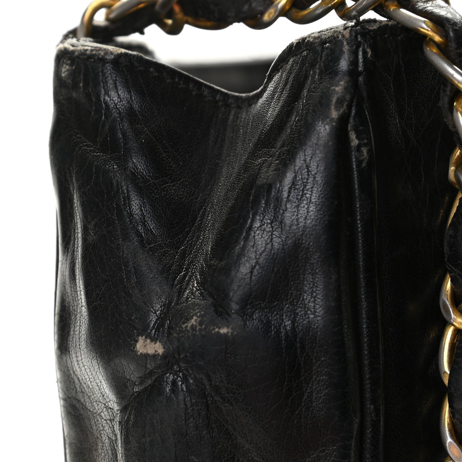 Chanel Lambskin Quilted Shoulder Bag Black 16 of 16