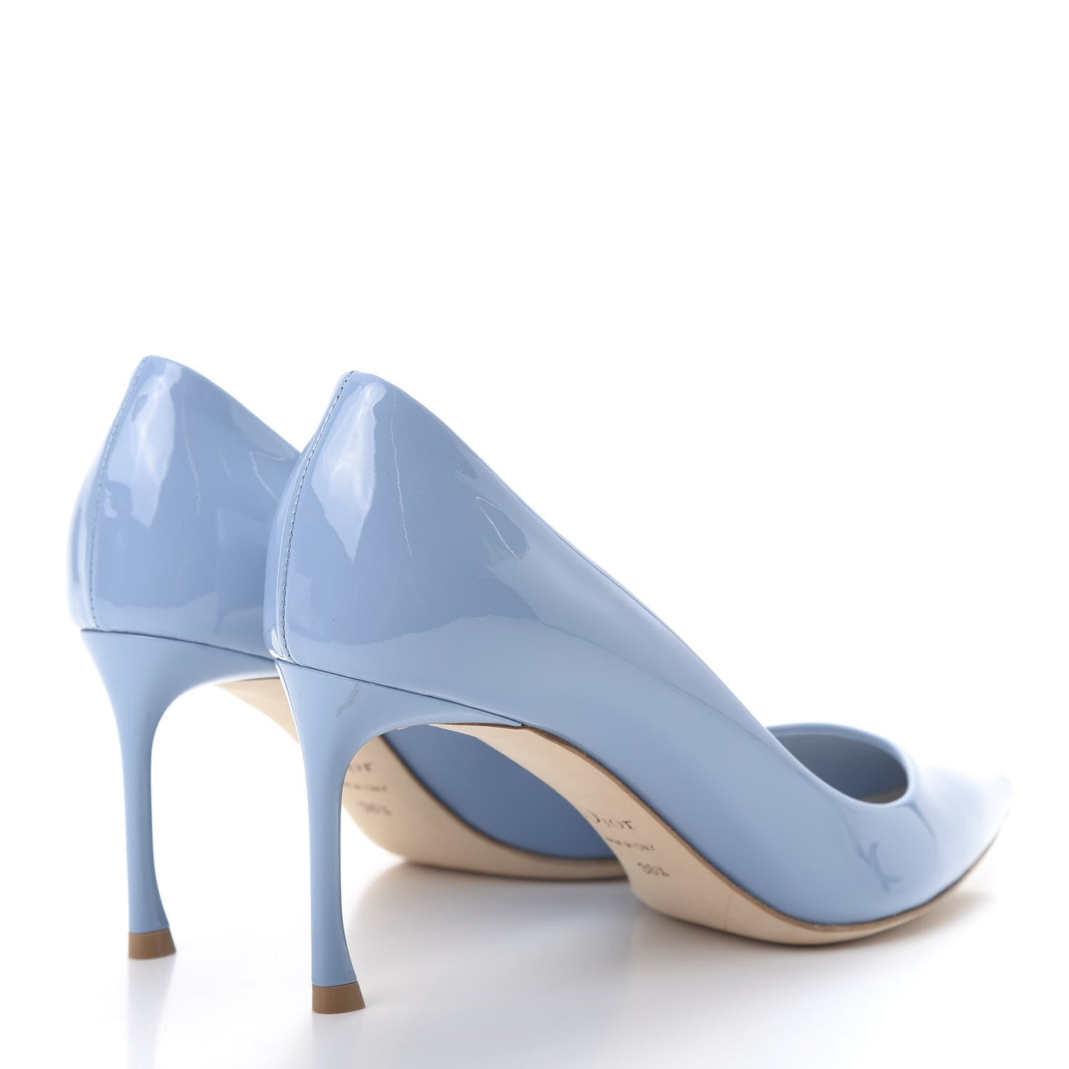 Christian Dior Patent Dioressence Pointed Toe Pumps 36.5 Celeste 4 of 10